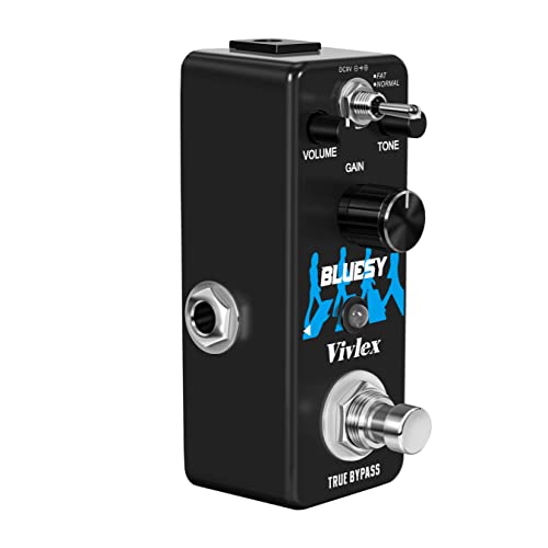 Vivlex Lef-321 Blues Overdrive Guitar Effects Pedal Mini Analog Tube Amplifier Overdrive Crunch Stompbox For Electric Guitar Bass With True Bypass Footswitch #TOP7