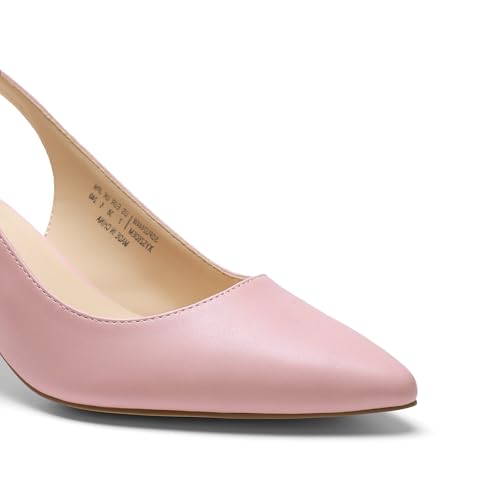 DREAM PAIRS Women's Kitten Slingback Heels Pumps,Pink-Pu,11 - image 6