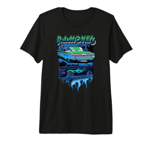 T-shirt Premium Disney Pixar Cars Ramones Big Flames pour homme