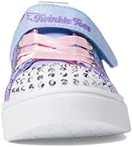 Skechers Kids Girls Toes Twinkle Sparks-Unicorn Drea Sneaker, Purple/Multi, 5 Toddler | Image 5