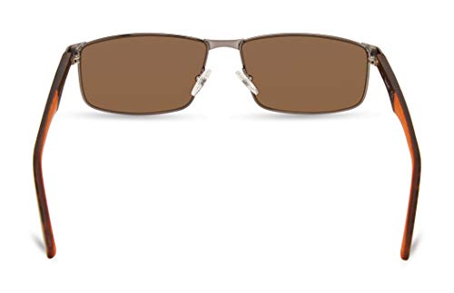Image of Timberland Men's TBA9265 Polarized Rectangular Sunglasses