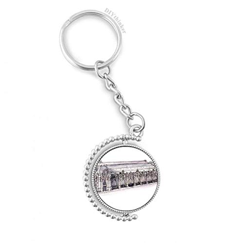 Porte-clés rotatif Musée d'Orsay Paris souvenir France multicolore pour homme et femme