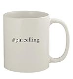 Knick Knack Gifts #parcelling - 11oz Ceramic White Coffee Mug, White