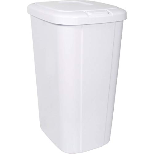 Hefty HFT-2166000-4 53-qt. Touch Lid Wastebasket, White