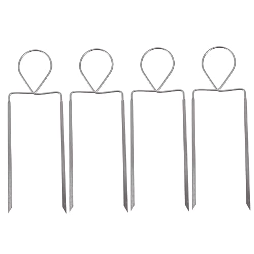 Sosoport 4pièces Ustensiles Barbecue Acier Fourchettes De Rangement pour Saucisses Outils De Grill pour Et Dîners
