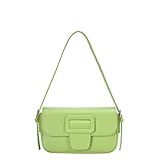 Madison West Gabi Vegan Leather Shoulder Bag (Soft Green)