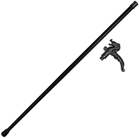 37" Breath of The Dragon Wild Fighting Walking Cane Staff Steel Shaft Stick Personal