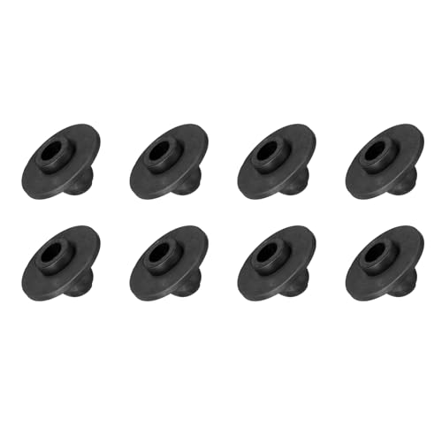 YOKIVE 8 Pcs Camping Chair Foot, Detachable Non-Slip Stool Feet Replacement Accessories, Great for Hiking Picnic Fishing Outdoor (Black, 13mm)