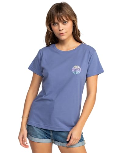 Image of Roxy Womens Boyfriend Crew T-Shirt, Casual Relaxed Fit Crew Neck Tee Short Sleeve Cotton Basic Shirt Everyday Comfort