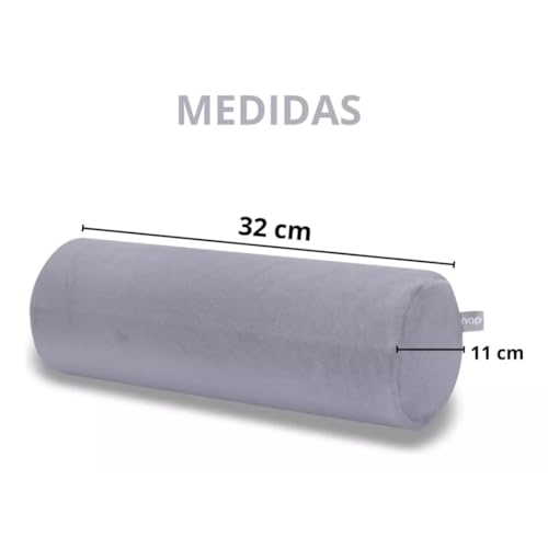 Almofada Lombar Rolo Apoio Encosto Pescoço Plush Espuma Nasa Nap ALM003
