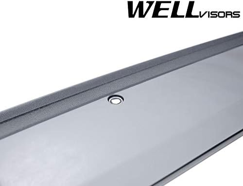 WellVisors Window Visors Wind Deflectors Compatible with Jeep Compass 2007-2016 Premium Series Rain Guards 3-847JE005