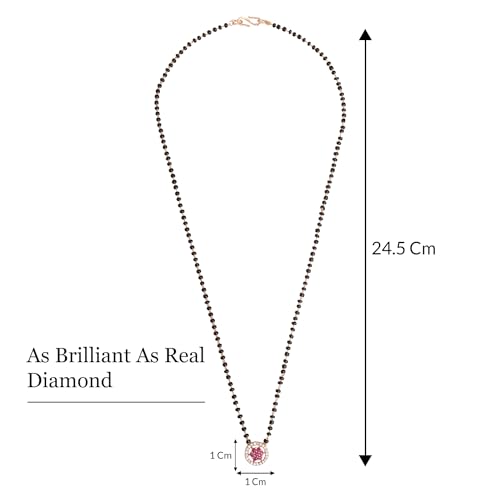American Diamond Mangalsutra Set for Him & Her