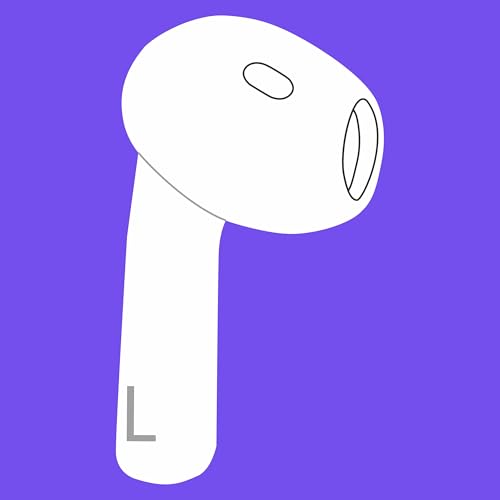 Meenova OEM A3056 One Left Earbuds Replacement (ANC Version) for Pod (4th Generation) Legit Single Left Ear Side Only Compatible with Original Air 4 A3059 Charging Case Used A3055 A3057 Pods 4