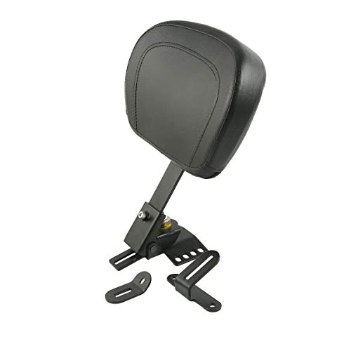 Green-L Black Plug-In Driver Rider Backrest Fit for Harley Touring 1997-2020