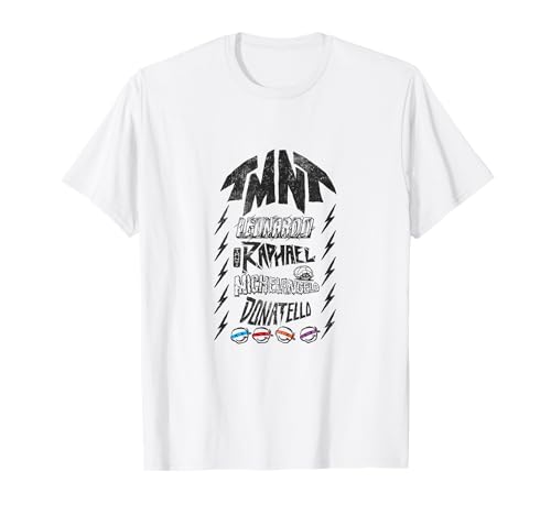 Teenage Mutant Ninja Turtles Distressed Hero Names Lineup T�V���c