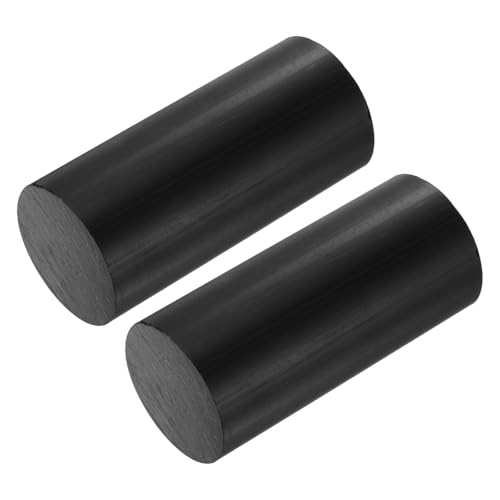 Image of MECCANIXITY ABS Plastic Rod Round Solid Bar 45 mm x 100 mm Black for DIY Model Material, Architectural Model Making, DIY Sand Table, Pack of 2