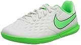 Botas de fútbol Nike Jr Legend 8 Club IC, Zapatillas de ftbol, Platinum Tint Rage Green Black, 31.5 EU