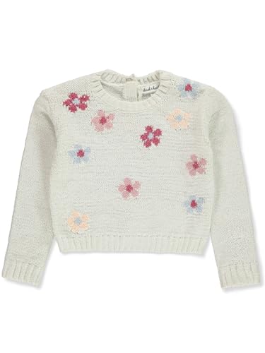 Derek Heart Girls' Chenille Sweater - White, 3t