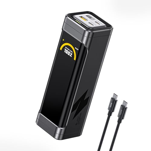 AOHI 170W Laptop Power Bank 25200mAh Portable Fast Charger (90.72wh), Airline-Compliant, 100W PD 3.0...