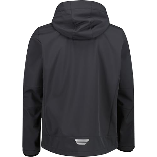 Veste softshell homme CMP blouson imperméable à capuche zippée - 2