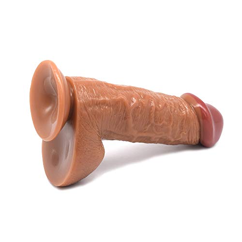 10 Inch Brown Realistic Didlos for Women, Surreal M-áššágē Wand For Men Couple, Dillos Toys - JYJ2