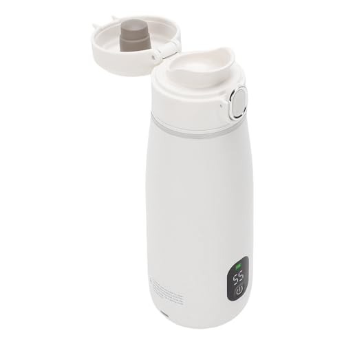 Cocoarm Bouilloire Électrique de Voyage, Acier Inoxydable 316 PCTG Sans Fil Charge Rapide USB 350ml Bouilloire Portable avec Isolation Thermique Température...