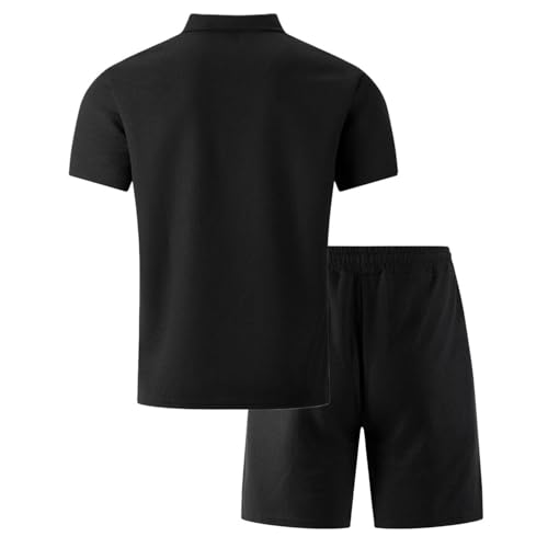 Ensemble short et polo gaufré homme pour un look d'été décontracté - 5