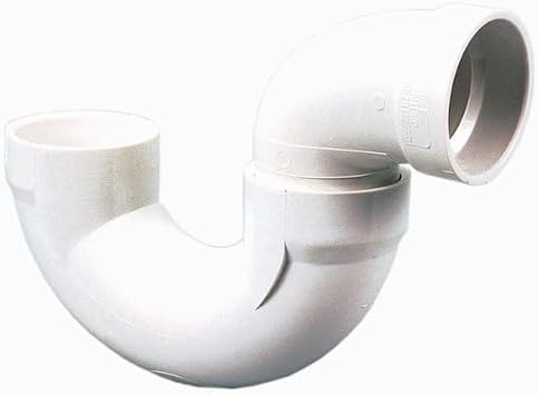 1-1/2" DWV PVC P-Trap H H For Solvent Weld Socket Fittings Schedule 40 PVC, Non-Pressure Drainage and Vent Systems