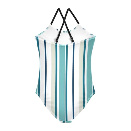 GuoChe Colored Stripes Toddler Swimsuit Girl Swim Suits for Girls Kids Bathing Suit Girl Beach Swimwear2