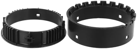 Inner & Outer Retainer Ring for Murray for Craftsman Snowblowers β Replacement for 337227MA, 585193MA, 585194, MT337227MA β 2-Piece Black Set - 2