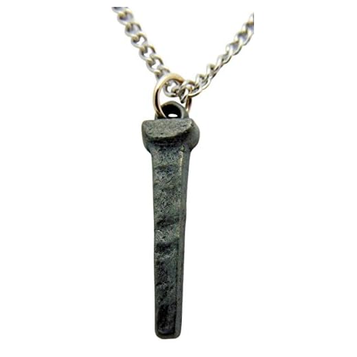 Westmon Works Nail of Jesus Christ Pendant with Stainless Steel Chain Necklace