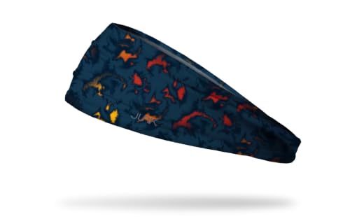 Image of JUNK Brands Big Bang Lite Animal Print Headband - Moisture-Wicking, Performance Fabric, Non-Slip, Sports Sweatband for Men & Women