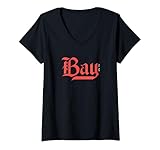Womens NWSL Bay FC Logo V-Neck T-Shirt