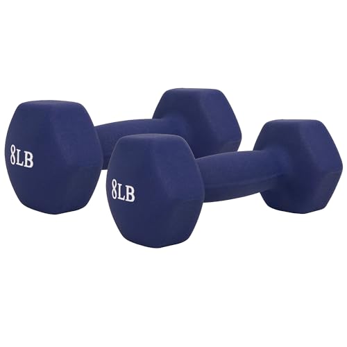 Sunny Health & Fitness Neopren Hantel - 3,6 kg (Paar)