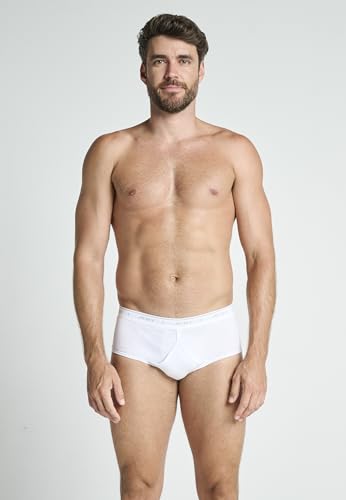 Jockey UK Classic Cotton Rib Y-Front Brief 3er Pack – atmungsaktiver Herren-Slip, Feinripp Unterwäsche 100% Baumwolle… – Ansicht 2