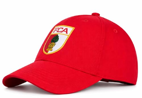 FC Augsburg FCA Cap Basecap ** Wappen ** rot