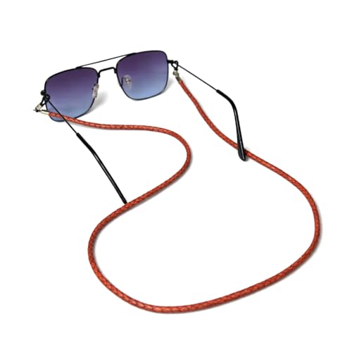 Image of GENIQUE Genuine Leather Glasses Strap, Eyeglass Chain,Eye Glasses holders around Neck, Sunglass Strap for Men