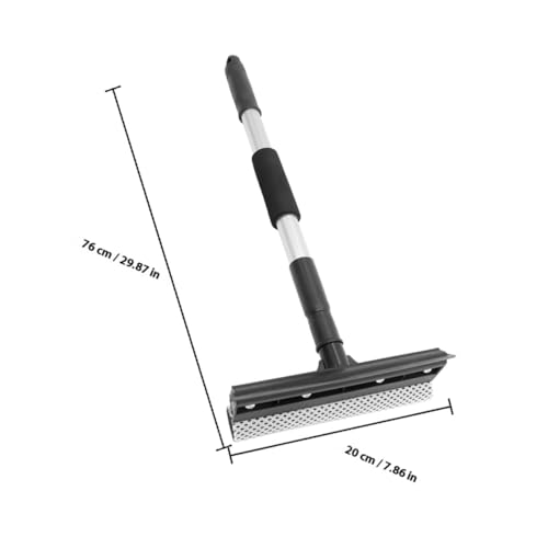 Raclette vitres extensible SHINEOFI lot de 2 avec éponge récurante - 3