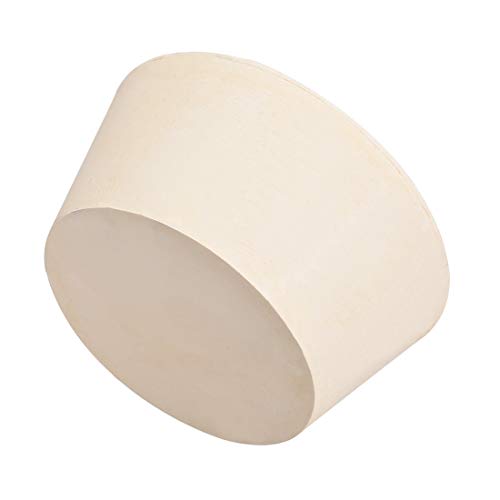 Bouchon conique caoutchouc blanc taille 20 isolation hermétique tube laboratoire