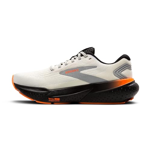Brooks Brooks Women’s Glycerin 21 Neutral Running Shoe - Ecru/Orange/Black - 8 Medium