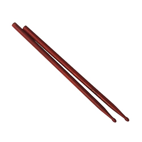 1 par de baquetas para batería, superficie lisa y agarre cómodo, para práctica y actuación, accesorios duraderos para percusión miniatura 1