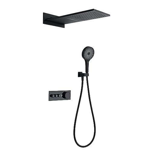 Ensemble de douche thermostatique avec affichage LED de température