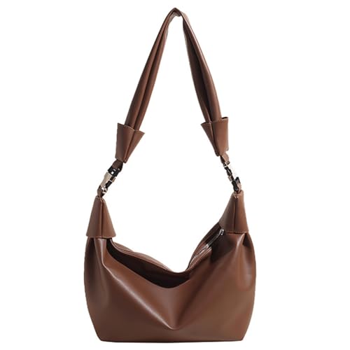 Sac à main pour trajets quotidiens qui résout le manque de place avec style marron