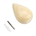 Colgador de Pared Forma de Gota de Agua Ropa de Madera Estante de Almacenamiento Perchero Montado En La Pared Ganchos Para Colgar Abrigos Bufandas Bolso Monederos Mochilas(Wood Color)