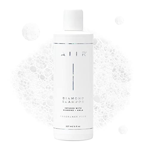 AIIR Diamond Shampoo - Fragrance Free Shampoo for Color Treated Hair, Sulfate Free Shampoo, Organic Shampoo - Cleansing and Moisturizing Color Safe Shampoo, Hair Repair - 8 oz