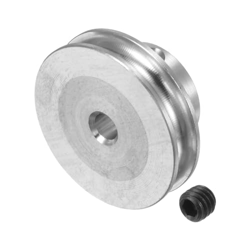 Harfington HTA240115HH000769 V-Type Pulley 3.17Mm Bore 20Mm Outer Dia Single Groove Aluminum Alloy thumb #2