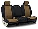 Coverking Neosupreme Tan with Black Sides, Front 50/50 Seats for 2017-2019 Mazda CX-5 Model