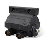 WOWTK スパークコイル、12V 5.0オーム 2ワイヤースパークコイル デュアルファイアハイパワーイグニッションコイル ハーレー V-Twins 1965-1979、Sportster 1000 1200 900 エレクトラグライド ロードスター ソフテイル ファットボブダイナ、31609-65A用