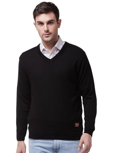 Image of Pivl Men's Winter V Neck Solid Sweaters ||Winterwear||