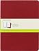 Moleskine Cahier Soft Cover Journal, Set of 3, Plain, XL (7.5" x 9.75") Cranberry Red - for Use as Journal, Sketchbook, Composition Notebook